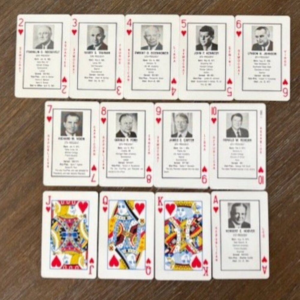 Presidential Card Game 40 Presidents Washington - Reagan Educational Rare HTF - Picture 3 of 7